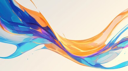 Poster - Vibrant Geometric Design, an explosion of colors and shapes, creating a dynamic visual experience, perfect for modern decor or digital backgrounds, evoking energy and creativity