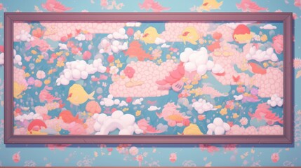 Poster - Wall-mounted artwork display, modern poster design, creative interior decor element, visually striking and appealing, ideal for contemporary living spaces and artistic environments