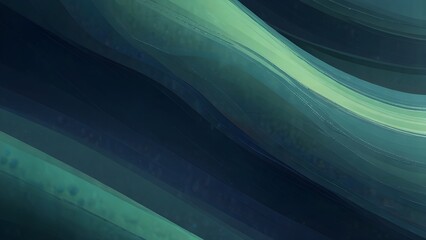 Wall Mural - Modern blue and green wave abstract background. Generative AI