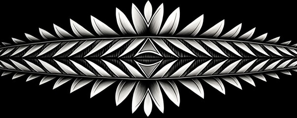 Subtle arrowhead pattern background in monochromatic black and white for contrast