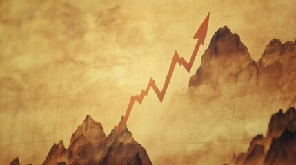 Poster - Market growth trends global economy infographic business environment strategic viewpoint investment insights