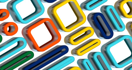 Aufkleber - Abstract Low-Poly background. triangulated texture. Design 3d