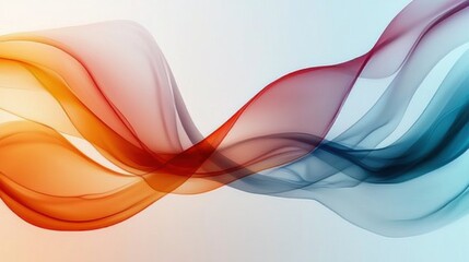 Poster - Vibrant Liquid Waves of Flowing Energy and Color in Abstract Digital Art