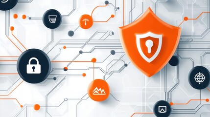 Poster - Digital Shield Protecting Online Data and Network Security