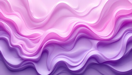 Poster - Purple abstract paper cut slime background. Banner with slime abstract background. Pink paper cut banner with 3d slime abstract background and pink wave layers. Abstract modern background with wave