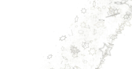 Poster - Stars - stars. Confetti celebration, Falling golden abstract decoration for party, birthday celebrate,