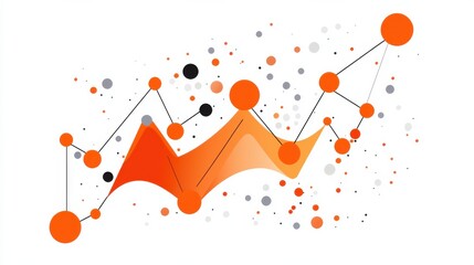 Poster - Vibrant Abstract Waves and Curves in Motion Symbolizing Technology and Innovation