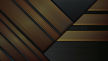 Wall Mural - dark abstract background geometric stripe line art design modern geometric pattern futuristic style suit for cover banner flyer website business corporate booklet  illustration