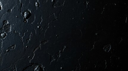 Leinwandbilder - Abstract texture of dark surface with intricate patterns reflecting light contrasts and subtle details for artistic interpretation
