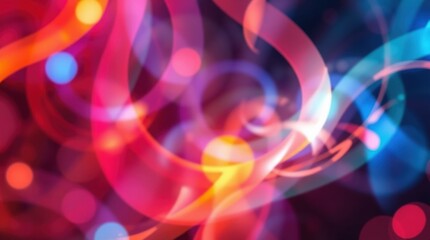 Aufkleber - swirling colors create a vibrant abstract background that captivates the senses