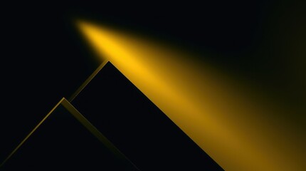 Leinwandbilder - Illuminating shadows and shapes in a minimalist landscape at dusk