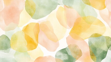 Poster - Abstract watercolor patterns in soft pastel colors art studio digital artwork creative environment close-up view artistic expression
