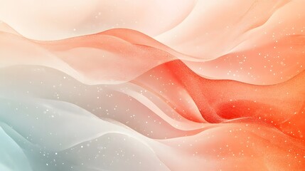 Poster - Elegant and minimal background featuring a blending of dreamy tones gradient warmth and soft flowing patterns  This abstract and design creates a serene tranquil and whimsical atmosphere
