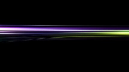 Fototapete - Colorful light streaks on a dark background