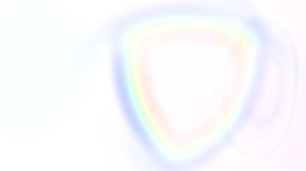 Wall Mural - holographic rainbow light refraction texture overlay on a transparent png backdrop. organic prismati