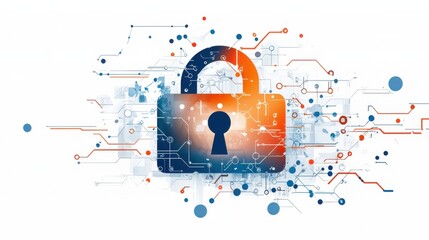Poster - Secure Digital Lock Protecting Encrypted Networking Data and Information