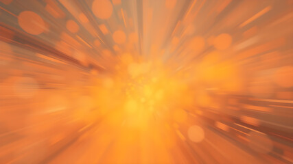 Wall Mural - blurred orange zoom background. generative ai