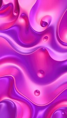 Poster - Abstract fluid art: vibrant pink and purple swirls dynamic flowing design backgrounds modern designs
