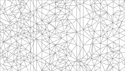 Wall Mural - abstract line geometry polygon on white background pattern  illustration