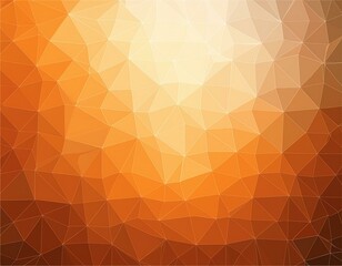 Wall Mural - light orange  low poly crystal background polygon design pattern low poly illustration low polygon background