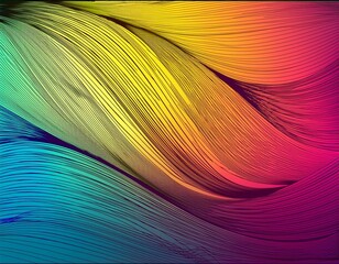 Wall Mural - abstract colorful background with smooth wavy lines  illustration