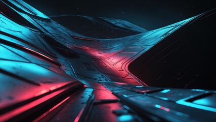 Poster - sci-fi style surface