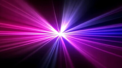 Wall Mural - Abstract Light Burst: Purple and Blue Cosmic Radiance