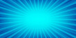 © Svetlana - Blue comic radial background with dots and rays. Abstract gradient with dotted halftone effects and dynamic light beams. Perfect for banners, posters, dynamic design projects