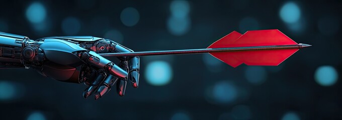 Poster - AI technology, machine learning, chatbots, robotic and human data exchange on an abstract cube network, deep learning, innovation, and business and  technology