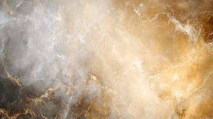 Aufkleber - Gold veins running through marble slab creating luxurious background