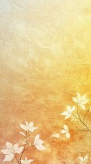 Poster - Soft pastel textures blend seamlessly with delicate floral designs, creating a tranquil atmosphere. The warm colors evoke a sense of calm and inspire creative expression