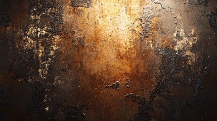 Aufkleber - Rusty metal surface showing signs of age and corrosion