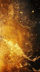 Aufkleber - Gold and black textured background creating luxurious and elegant design