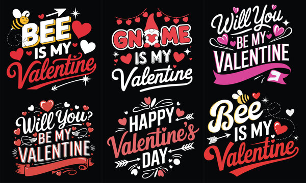 Fun Cute Valentine's Day T-Shirt Designs Ideal for Couples