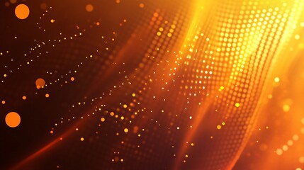 Aufkleber - Golden particles flowing in abstract motion background