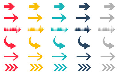Poster - Colorful Arrow Arrow vector elements collection sign symbol icon pictogram graphic illustration