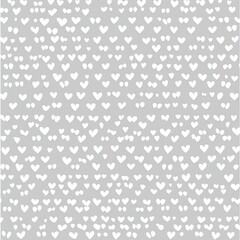 Poster - Seamless small heart pattern background perfect for Valentine's Day