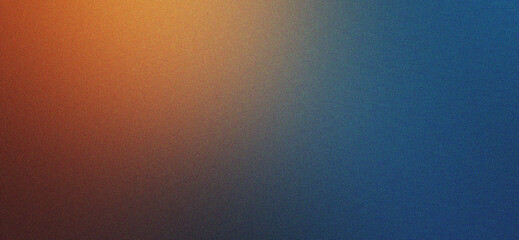 Leinwandbilder - orange blue noise texture effect background design web banner header poster social meadia