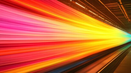 Fototapete - Dynamic Colorful Light Trails in Abstract Motion Creating a Vibrant and Energetic Background for Creative Projects and Visual Designs