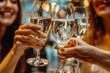 © Сергій Колесніков - Close up of women holding glasses with drinks, blurred background for a sophisticated atmosphere