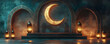 © SemangArt - Moonlit Archway Ramadan Scene