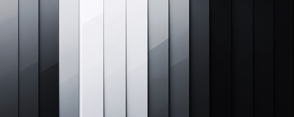 Poster - Abstract background showing gradient from white to black with vertical bands