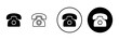 © avaicon - Telephone icon vector. phone sign and symbol