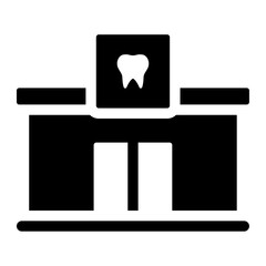 Poster - dentist clinic icon