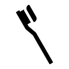 Poster - toothbrush icon