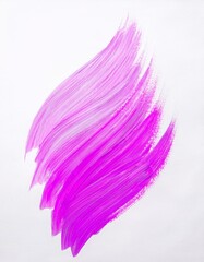 Wall Mural - purple brush stroke abstract background isolated on white