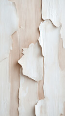 Leinwandbilder - Peeling paint on wood surface, showcasing texture and natural colors