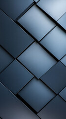Aufkleber - Sleek blue panels create modern, textured background with depth and dimension