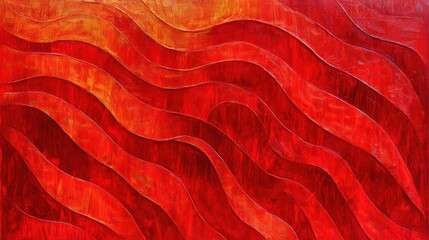 Poster - Abstract red background with artistic texture.