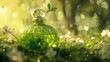 © CStock - Eco-friendly perfume bottle design in nature.